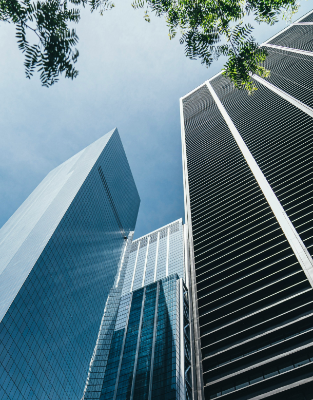 Modern skyscraper architecture representing business growth